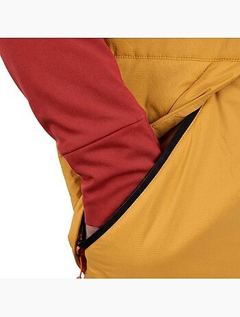 Gilet randonnée isolant ultraléger homme homme ararat mustard