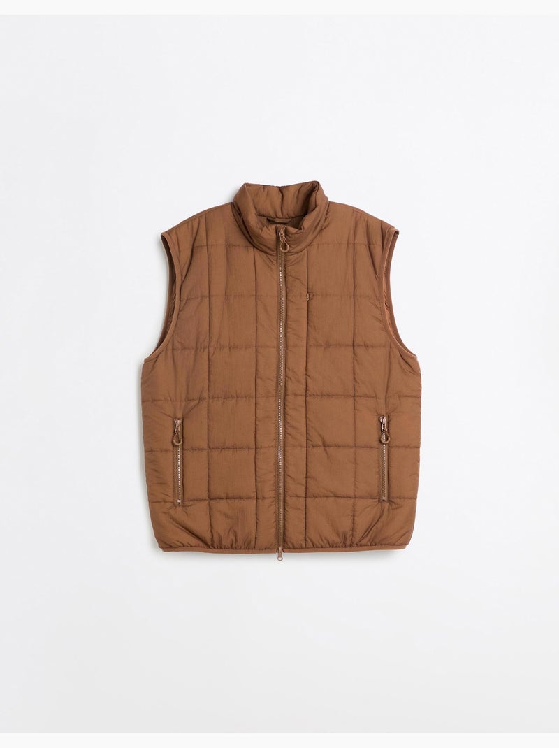 Gilet rembourré, mo fashion Marron - Kiabi