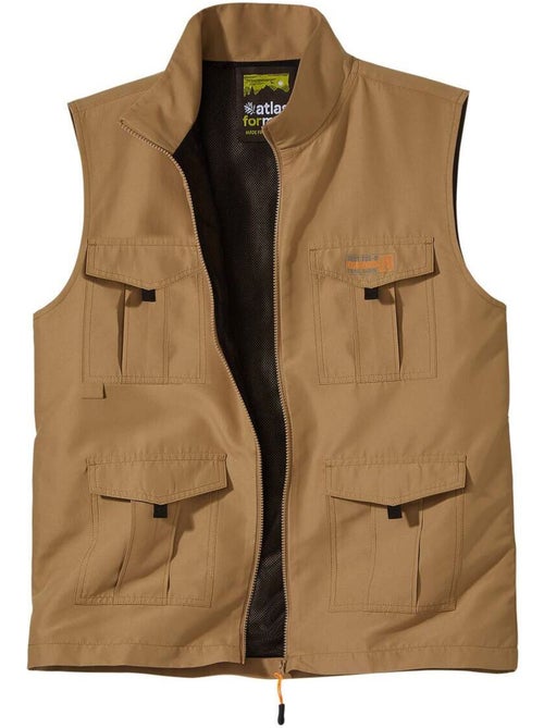 Gilet Reporter Multipoche - ATLAS FOR MEN - Kiabi Gilet Reporter Multipoche - ATLAS FOR MEN - Kiabi