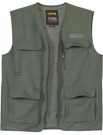 Gilet reporter sans manches multipoche - atlas for men