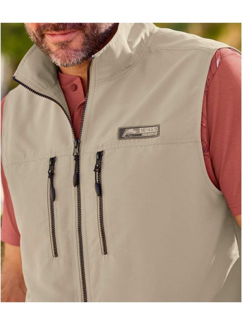 Gilet reporter zippé - atlas for men - Kiabi Gilet reporter zippé - atlas for men - Kiabi