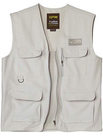 Gilet reporter zippé - atlas for men