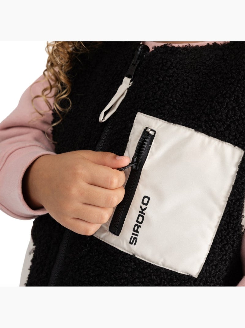 Gilet réversible matelassé doublé sherpa fille lifestyle enfants explorer-g Beige - Kiabi