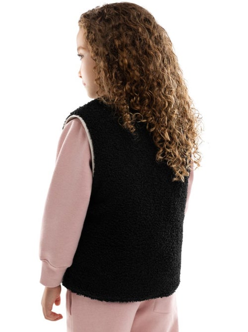 Gilet réversible matelassé doublé sherpa fille lifestyle enfants explorer-g - Kiabi Gilet réversible matelassé doublé sherpa fille lifestyle enfants explorer-g - Kiabi