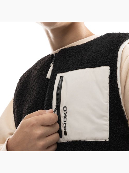 Gilet réversible matelassé doublé sherpa garçon lifestyle enfants explorer - Kiabi