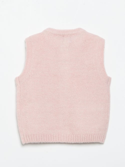 Gilet sans manches avec poches brodées - Kiabi