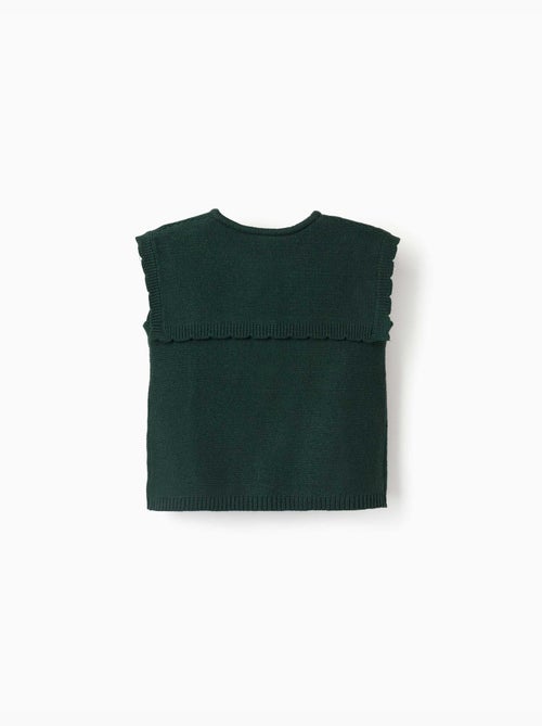 Gilet sans manches en maille avec détails torsadés b&s - Kiabi Gilet sans manches en maille avec détails torsadés b&s - Kiabi