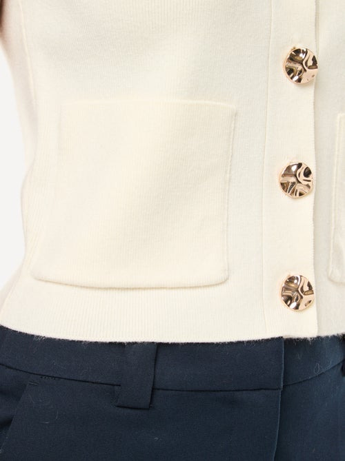 Gilet sans manches en tricot ottoman - Kiabi Gilet sans manches en tricot ottoman - Kiabi