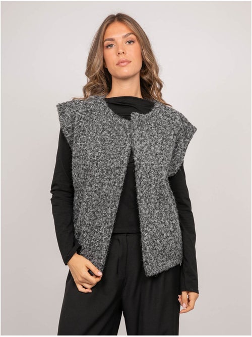 Gilet sans manches maille bouclée ujara - Kiabi Gilet sans manches maille bouclée ujara - Kiabi