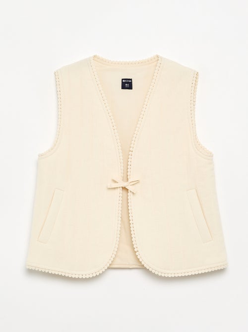 Gilet sans manches matelassé - Kiabi