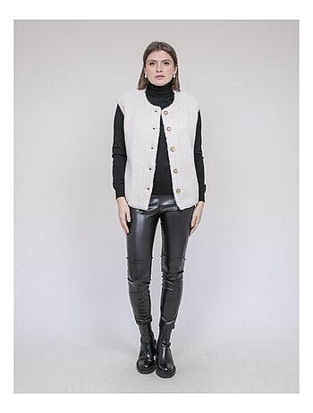 Gilet sans manches sherpa udolma