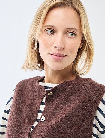 Gilet sans manches uni