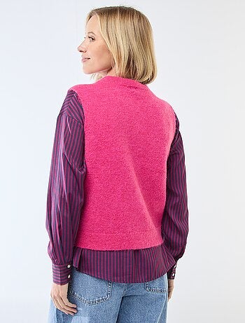 Gilet sans manches uni