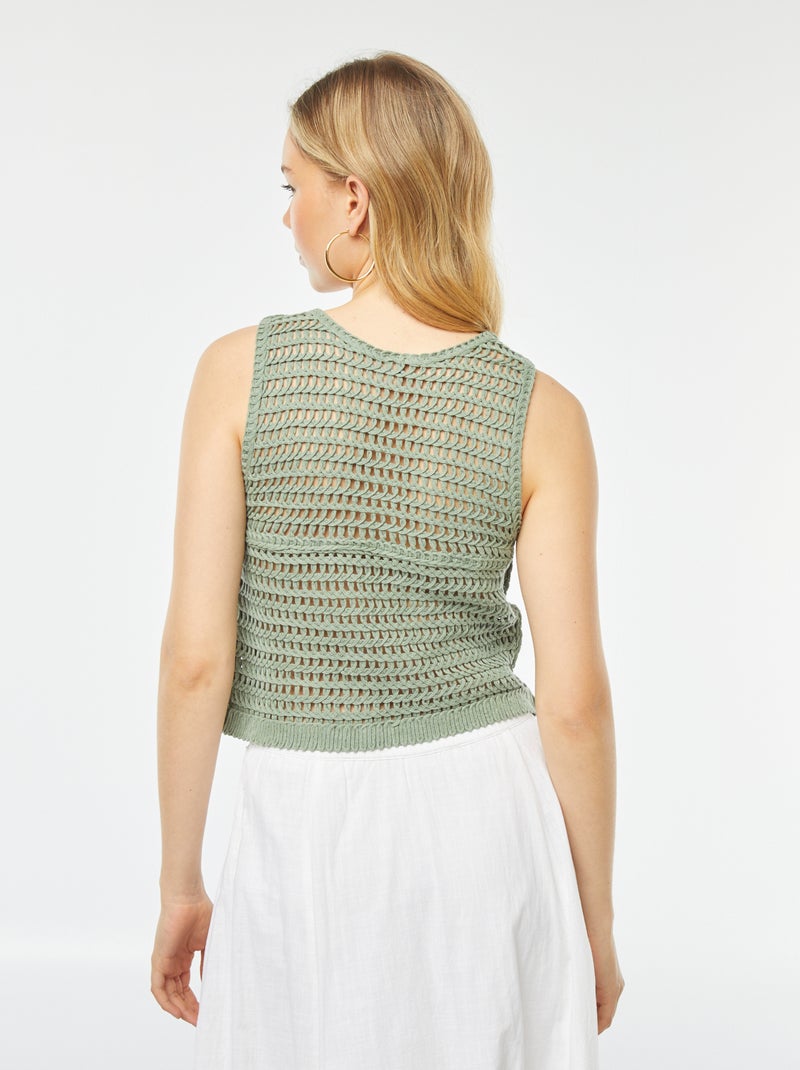 Gilet sans manches VERT - Kiabi