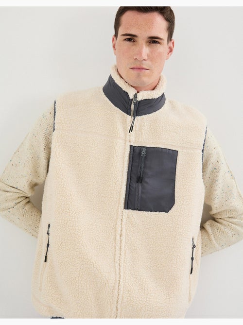 Gilet Sherpa, MO Fashion - Kiabi Gilet Sherpa, MO Fashion - Kiabi