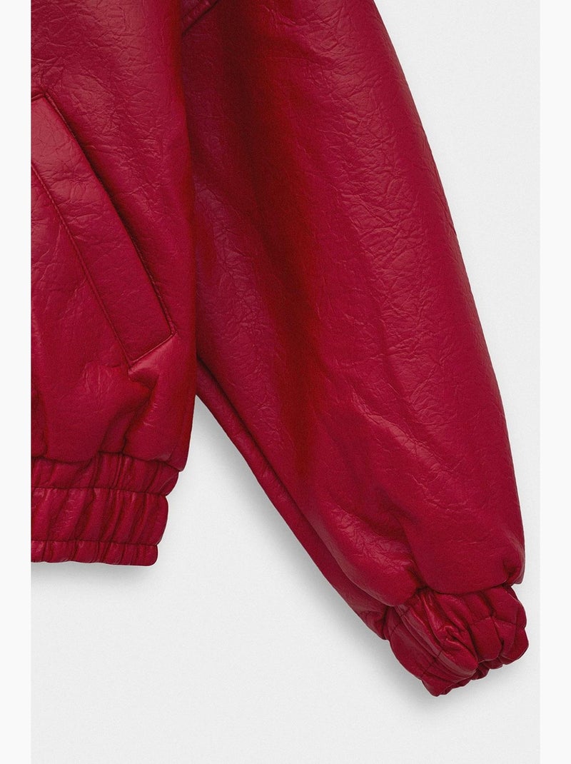 Gilet structuré giesto Rouge bordeaux - Kiabi