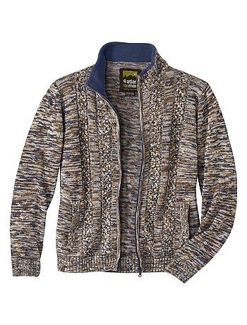 Gilet Tricot Chiné Casual - ATLAS FOR MEN