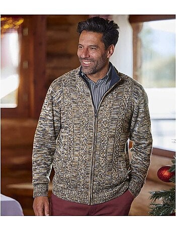 Gilet Tricot Chiné Casual - ATLAS FOR MEN