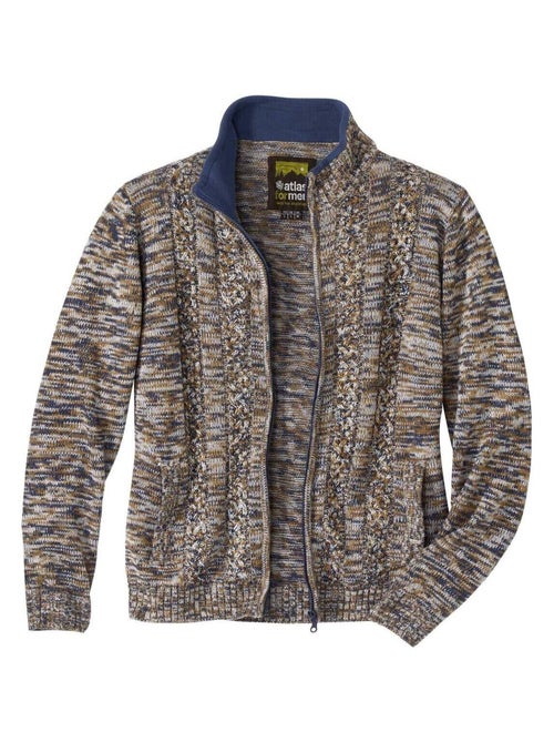 Gilet Tricot Chiné Casual - ATLAS FOR MEN - Kiabi Gilet Tricot Chiné Casual - ATLAS FOR MEN - Kiabi