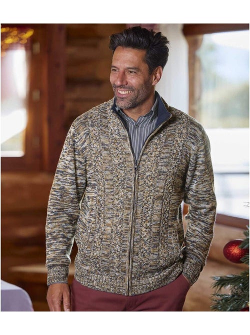 Gilet Tricot Chiné Casual - ATLAS FOR MEN - Kiabi Gilet Tricot Chiné Casual - ATLAS FOR MEN - Kiabi