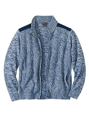 Gilet Tricot et Suédine Exploration - ATLAS FOR MEN