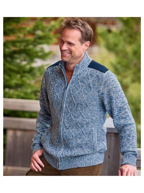 Gilet Tricot et Suédine Exploration - ATLAS FOR MEN - Kiabi Gilet Tricot et Suédine Exploration - ATLAS FOR MEN - Kiabi