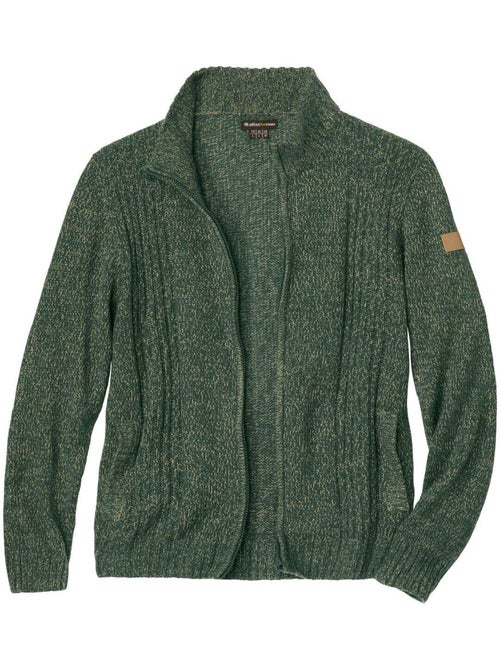 Gilet Tricot Zippé Forest - ATLAS FOR MEN - Kiabi Gilet Tricot Zippé Forest - ATLAS FOR MEN - Kiabi