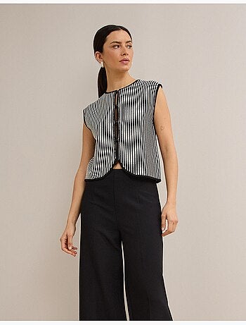 Gilet tricoté, mo fashion