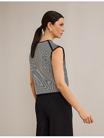 Gilet tricoté, mo fashion