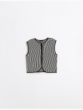 Gilet tricoté, mo fashion