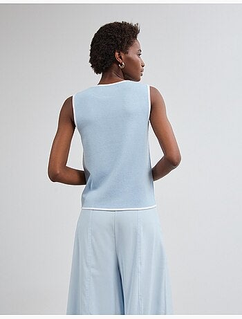 Gilet tricoté, mo fashion