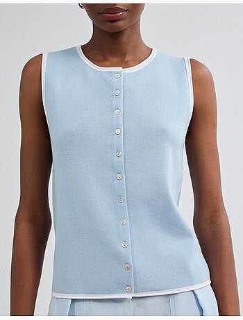 Gilet tricoté, mo fashion