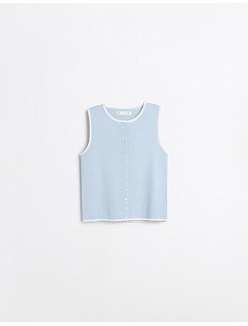 Gilet tricoté, mo fashion