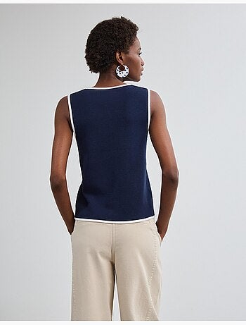 Gilet tricoté, mo fashion
