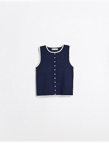 Gilet tricoté, mo fashion