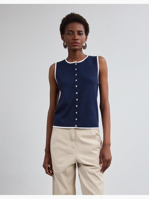Gilet tricoté, mo fashion - Kiabi