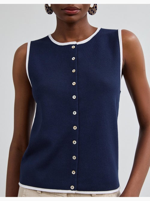 Gilet tricoté, mo fashion - Kiabi