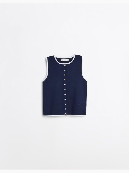 Gilet tricoté, mo fashion - Kiabi