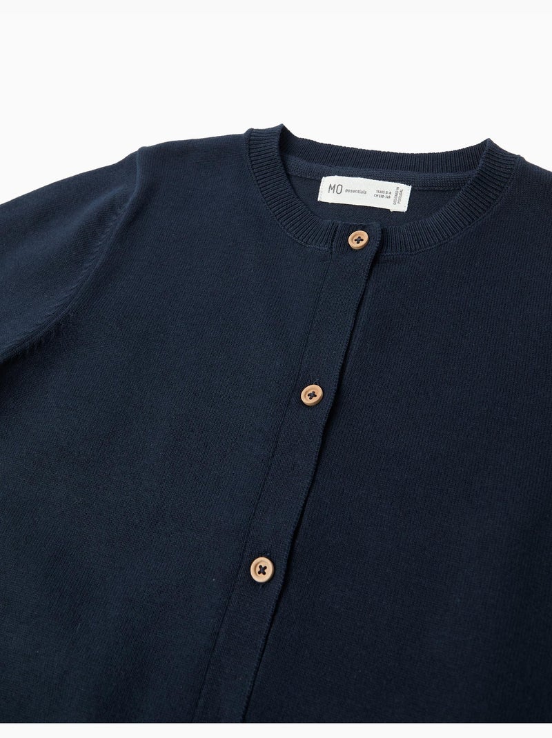 Gilet tricoté, MO Fashion Bleu - Kiabi