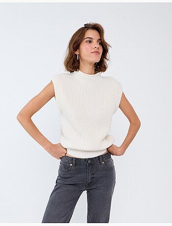 Gilet tricoté, mo fashion