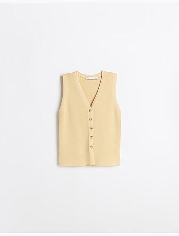 Gilet tricoté, mo fashion
