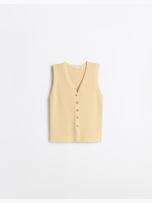 Gilet tricoté, mo fashion - Kiabi