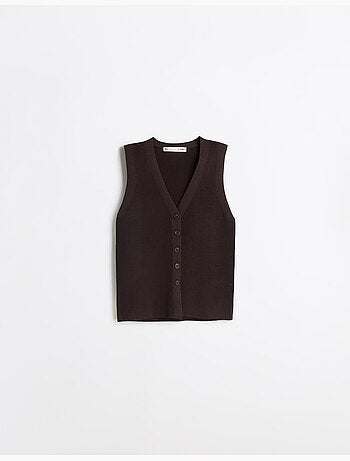 Gilet tricoté, mo fashion