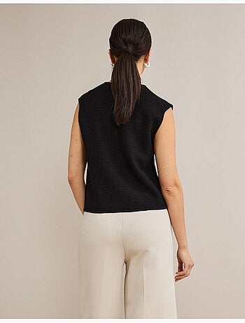 Gilet tricoté, mo fashion