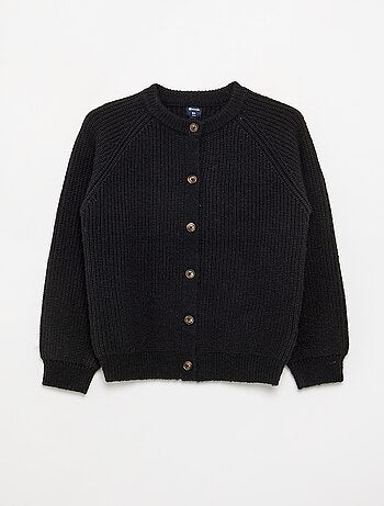 Gilet uni à manches longues