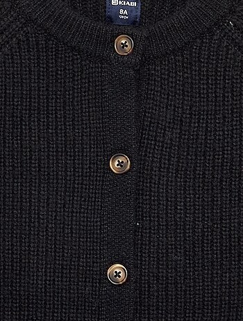 Gilet uni à manches longues