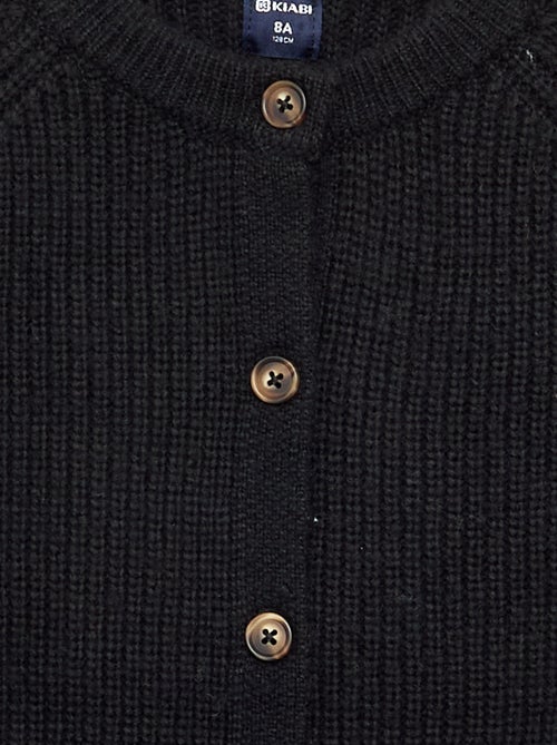 Gilet uni à manches longues - Kiabi