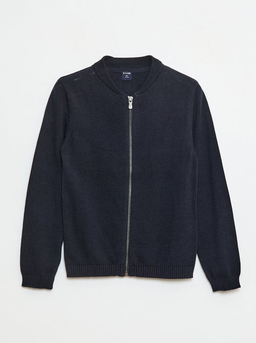 Gilet uni en coton - Kiabi