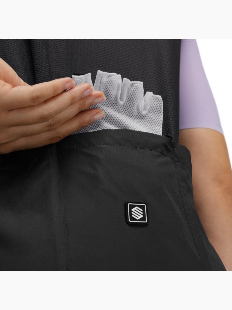 Gilet vélo coupe-vent femme cyclisme femme v1-w blaast Noir - Kiabi