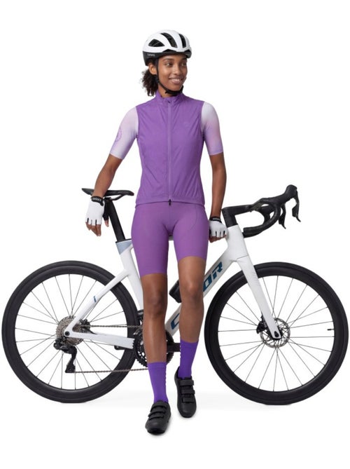 Gilet vélo coupe-vent ultraléger femme femme v2-w breeze - Kiabi